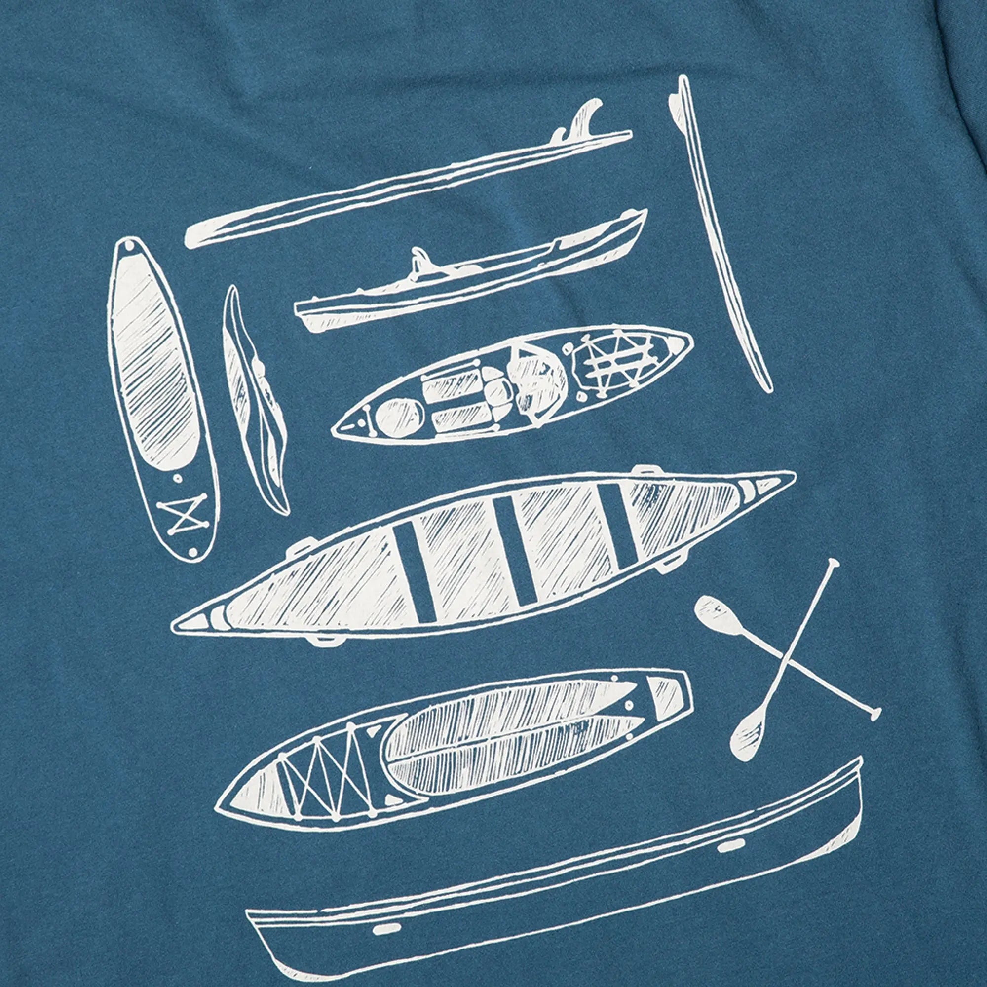 KAVU Paddle Out T-Shirt 休閒短袖圓領T恤(S24) - Agean - 遠野倉庫 Yuenye Warehouse