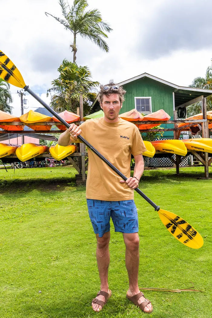 KAVU Paddle Out T-Shirt 休閒短袖圓領T恤(S24) - Basswood - 遠野倉庫 Yuenye Warehouse