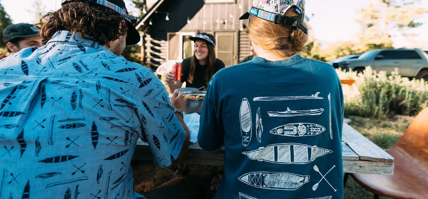 KAVU Paddle Out T-Shirt 休閒短袖圓領T恤(S24) - Agean - 遠野倉庫 Yuenye Warehouse