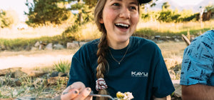 KAVU Paddle Out T-Shirt 休閒短袖圓領T恤(S24) - Agean - 遠野倉庫 Yuenye Warehouse