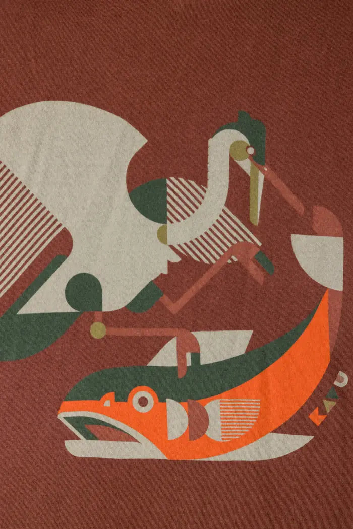 KAVU Angling Blues 衛衣 - Sepia KAVU
