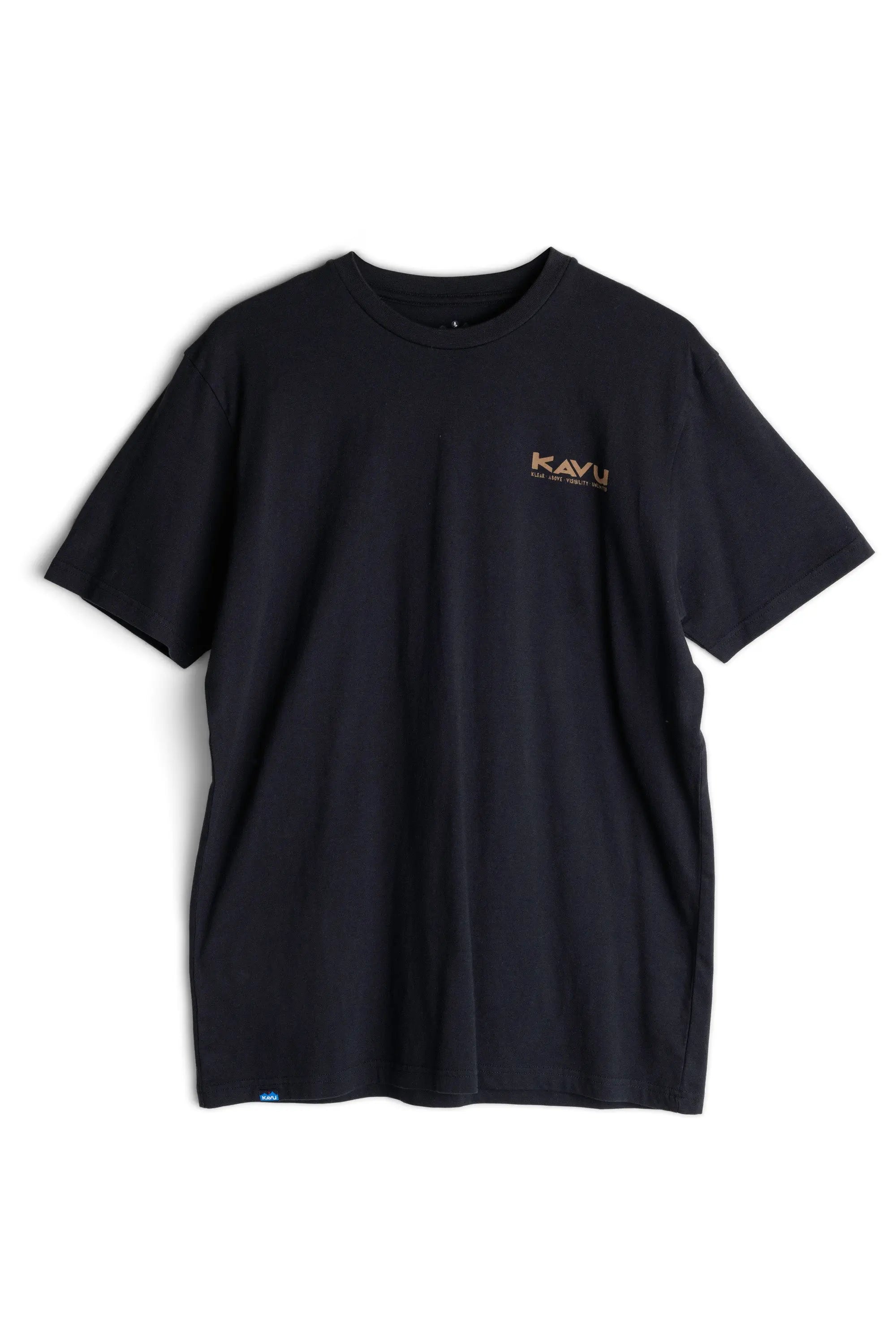 KAVU Globalize Tee 圖案 T 恤 - Black KAVU