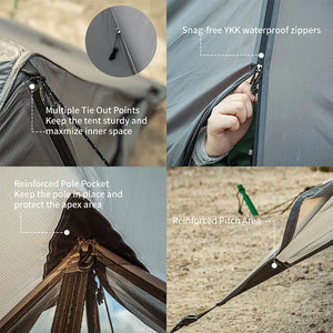 OneTigris MOUNTAIN RIDGE Camping Tent 山脊登山帳篷 Onetigris