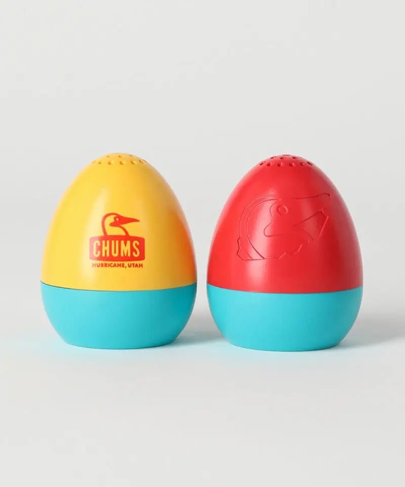 Chums Booby Egg Salt & Pepper 雞蛋收納盒(6格) 連蛋形調味瓶(2個) - 遠野倉庫 Yuenye Warehouse