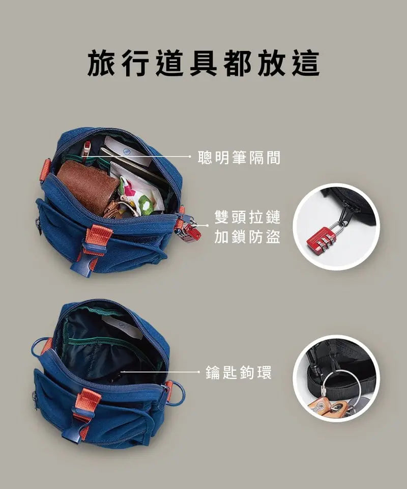 Plain-Me Travel Bag 旅行小包 - 遠野倉庫 Yuenye Warehouse