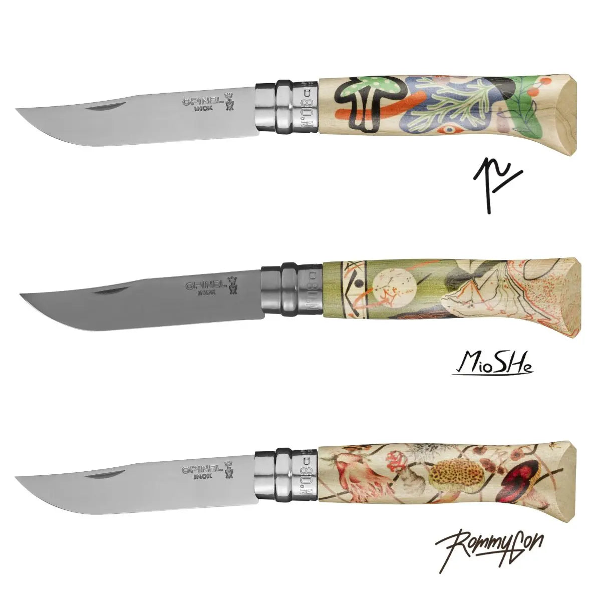 Opinel N08 Editon Nature 大自然限量版 尖頭摺刀 - 遠野倉庫 Yuenye Warehouse