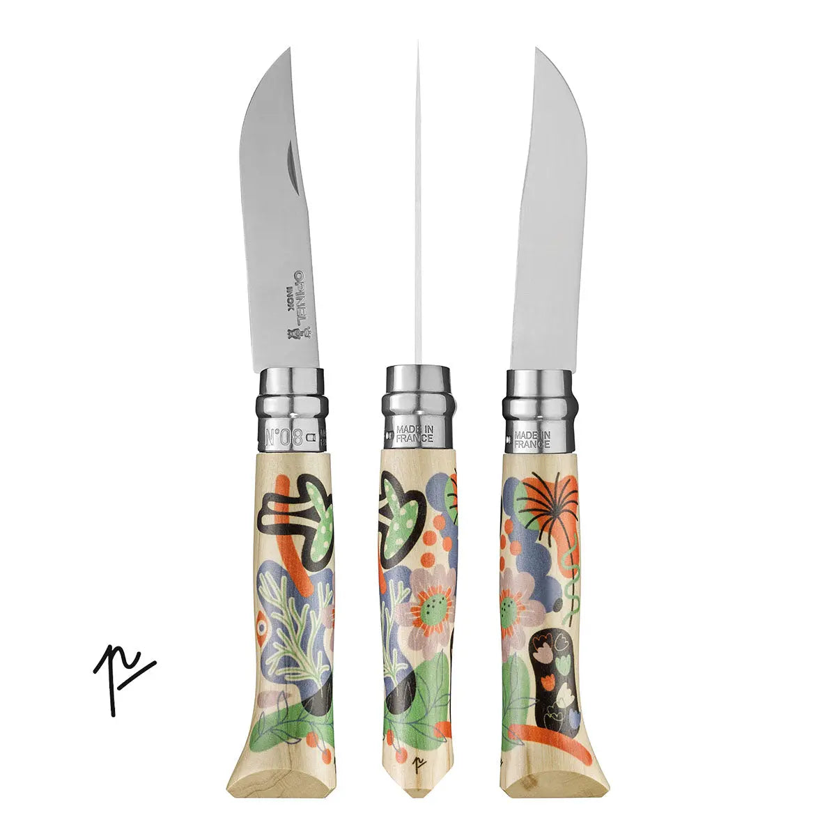 Opinel N08 Editon Nature 大自然限量版 尖頭摺刀 - 遠野倉庫 Yuenye Warehouse