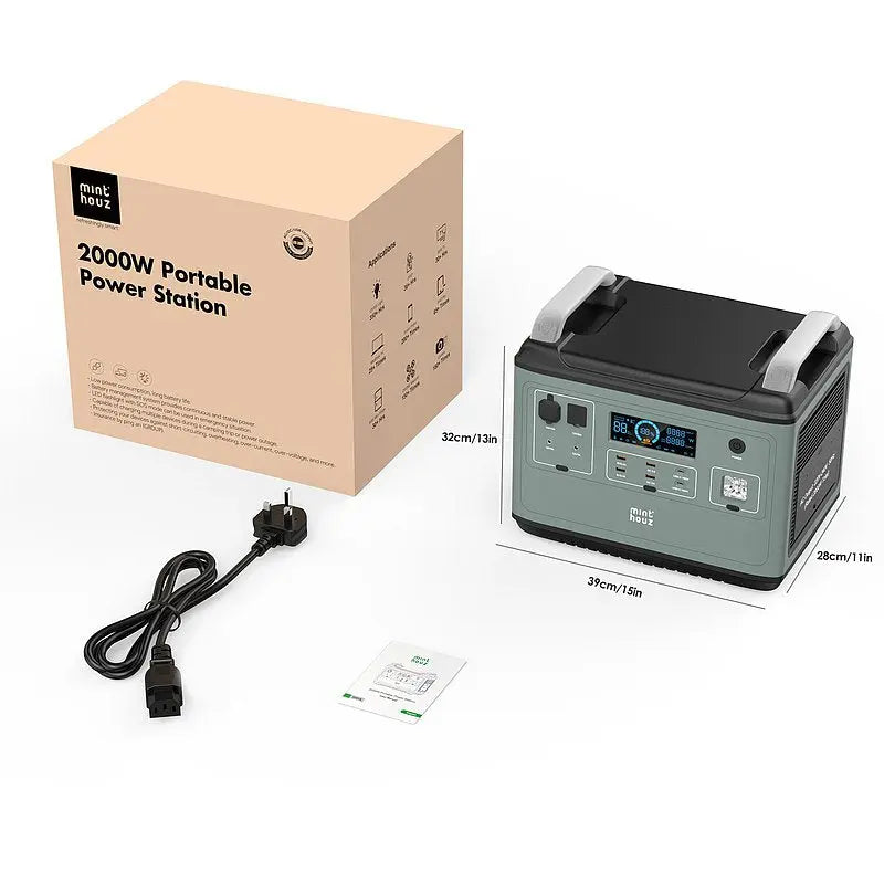 Minthouz 2000W 全能戶外充電站 行動電源站 MT-2001A - 遠野倉庫 Yuenye Warehouse