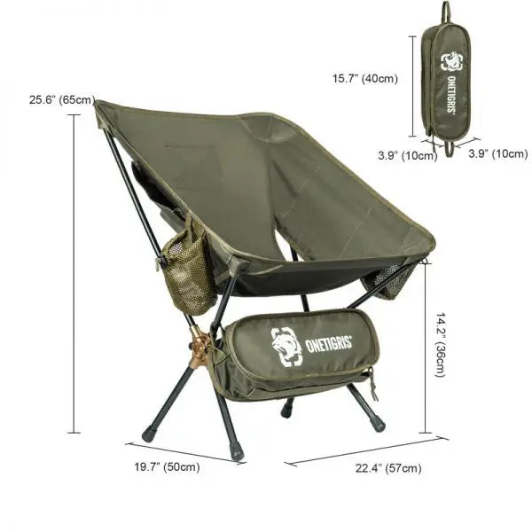 新版 Onetigris Portable Camping Chair 04 便攜式折疊露營椅 - 遠野倉庫 Yuenye Warehouse