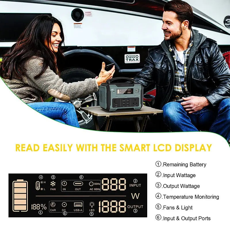 Minthouz 500W 全能戶外充電站 行動AC電源站 MT-501A - 遠野倉庫 Yuenye Warehouse