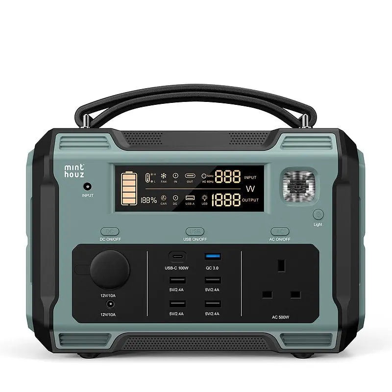Minthouz 500W 全能戶外充電站 行動AC電源站 MT-501A - 遠野倉庫 Yuenye Warehouse