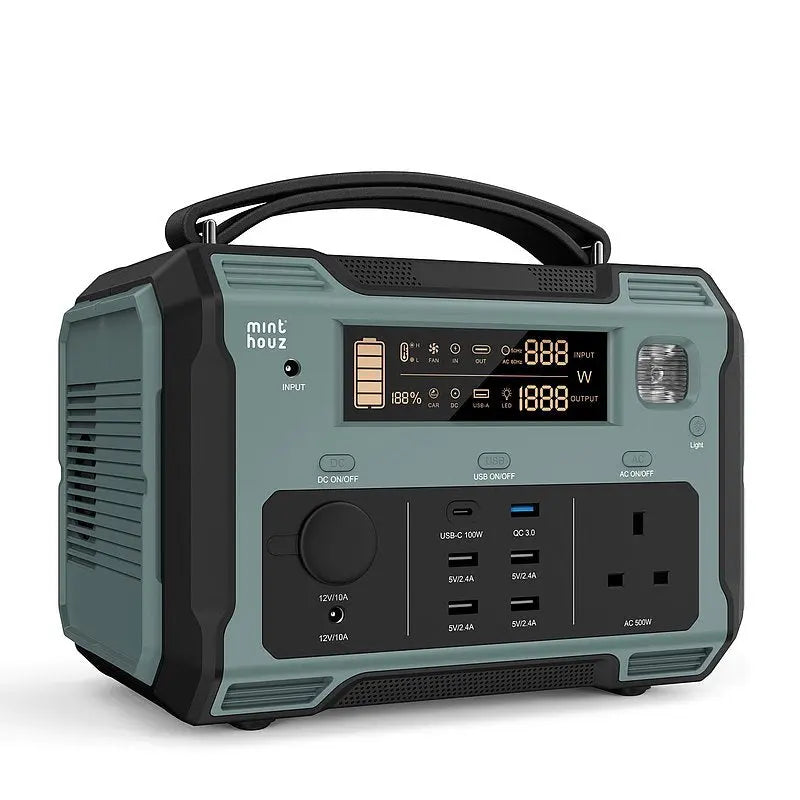 Minthouz 500W 全能戶外充電站 行動AC電源站 MT-501A - 遠野倉庫 Yuenye Warehouse