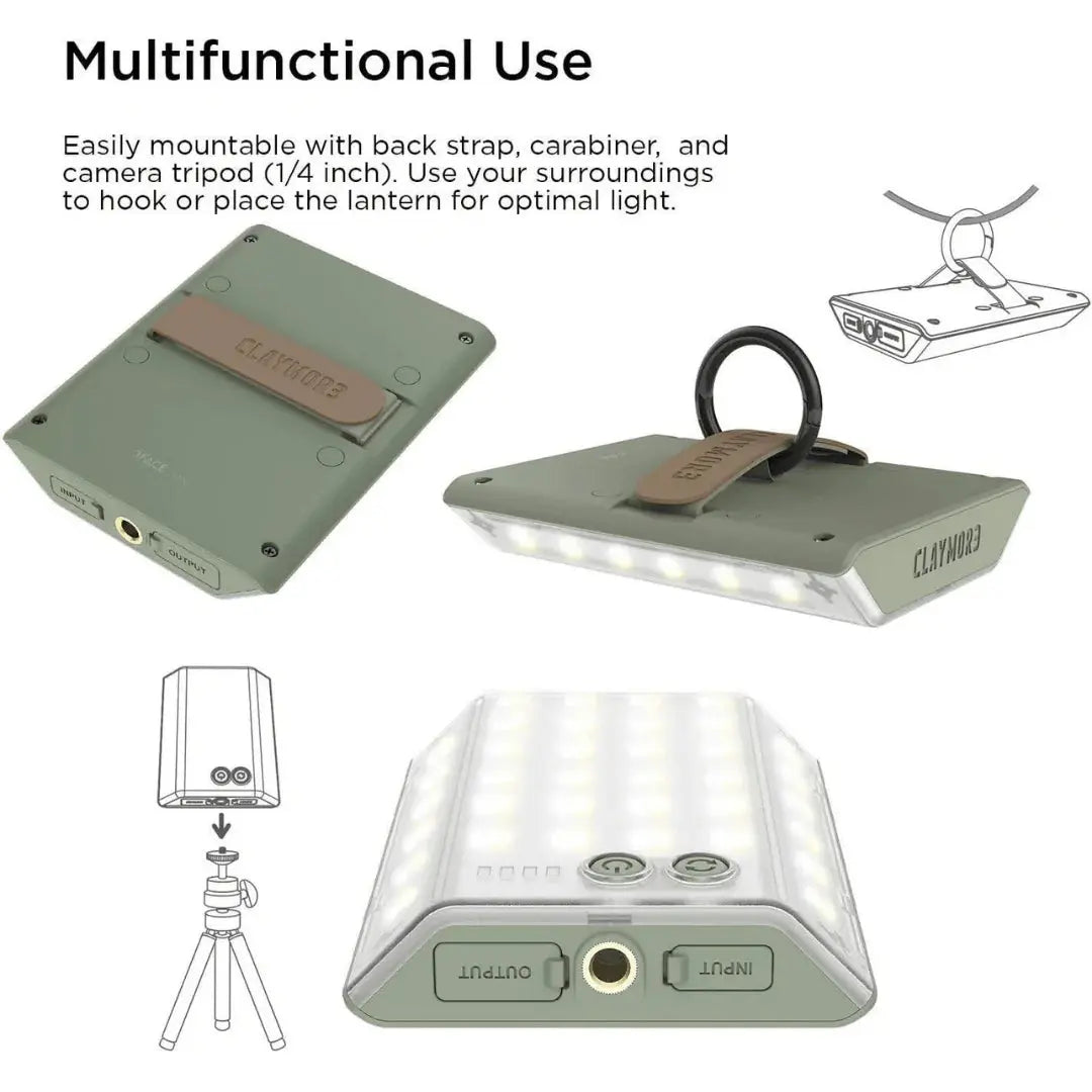 Claymore 3Face Mini 行動電源照明LED燈 - 遠野倉庫 Yuenye Warehouse