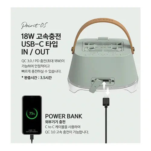 CLAYMORE Athena i  CLL-100 可充電驅蚊露營燈 - 遠野倉庫 Yuenye Warehouse