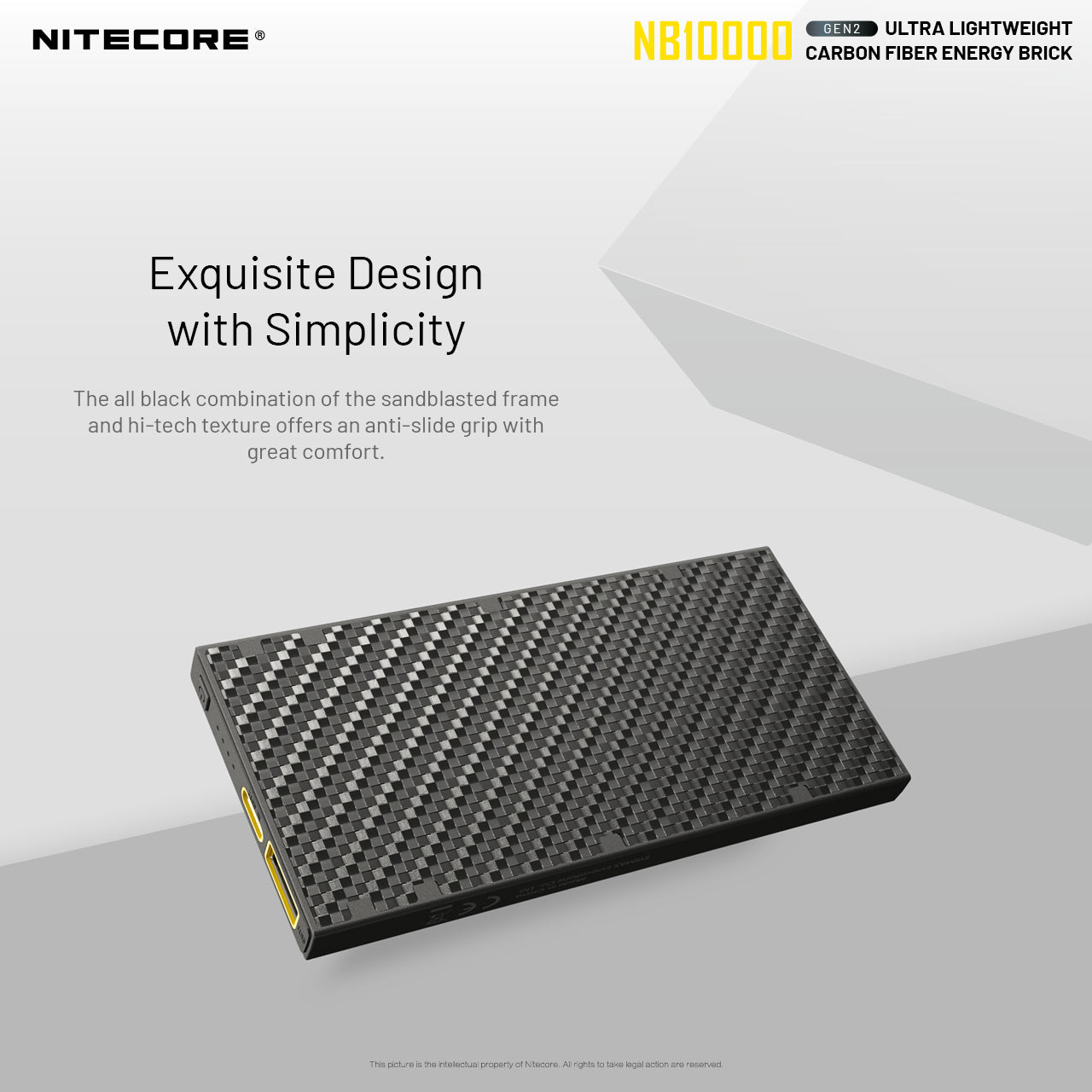 Nitecore NB10000 超輕碳纖維10000mAh行動電源