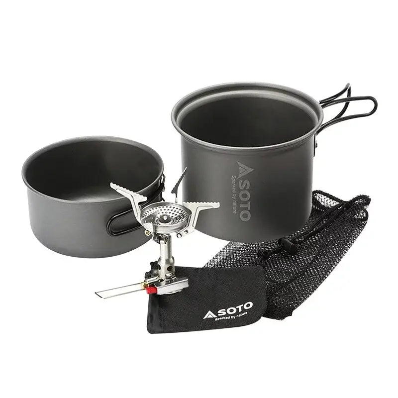 Soto SOD-320CC Amicus Cooker Combo 攻頂登山爐組 - 遠野倉庫 Yuenye Warehouse
