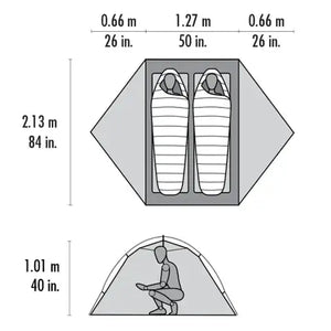 MSR Hubba Hubba Shield 2 Tent 雙人帳篷 (2022新版) - 遠野倉庫 Yuenye Warehouse