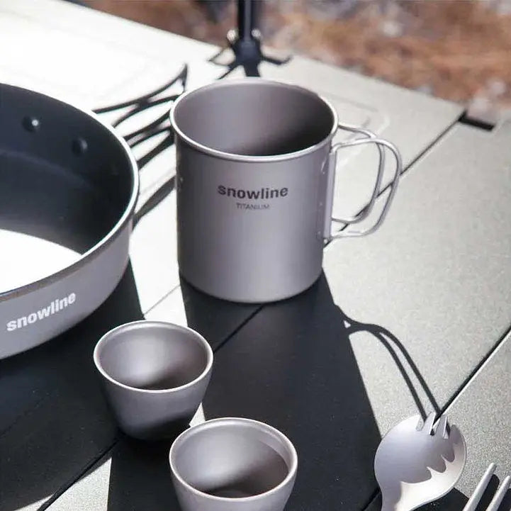 Snowline Titanium Mug 單層鈦金屬杯 300/450/600ml Snowline