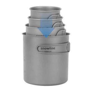 Snowline Titanium Mug 單層鈦金屬杯 300/450/600ml Snowline