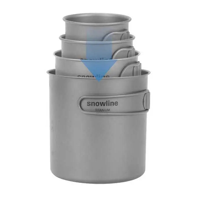 Snowline Titanium Mug 單層鈦金屬杯 300/450/600ml Snowline