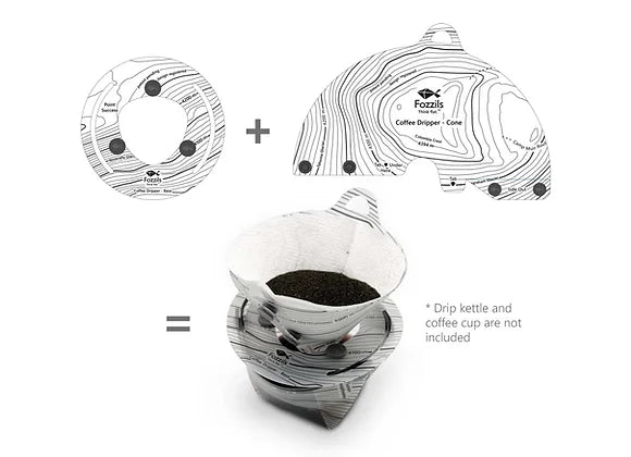 Fozzils Snapfold™ Coffee Dripper 摺疊咖啡濾杯器