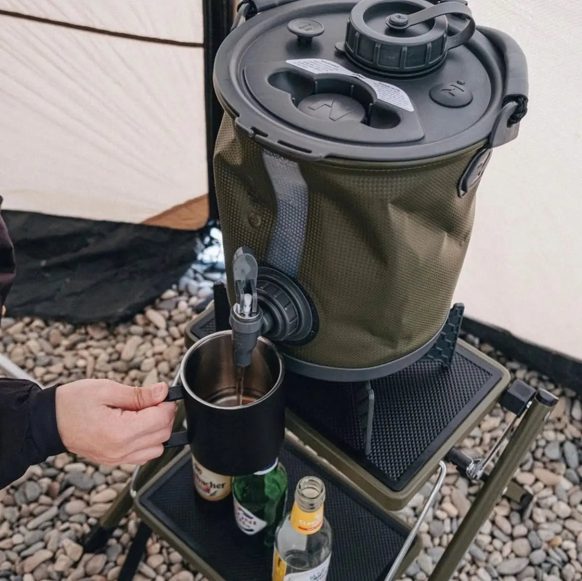 Colapz Collapsible 2-In-1 Water Carrier & Bucket 8L 2合1摺疊水桶 8L - 遠野倉庫 Yuenye Warehouse