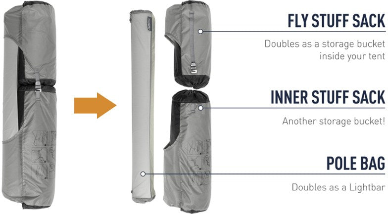 Alto TR2 - Two Person Ultralight Tent 半自立型超輕雙人帳篷 Sea To Summit