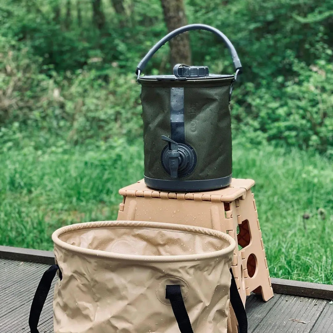 Colapz Collapsible 2-In-1 Water Carrier & Bucket 8L 2合1摺疊水桶 8L - 遠野倉庫 Yuenye Warehouse
