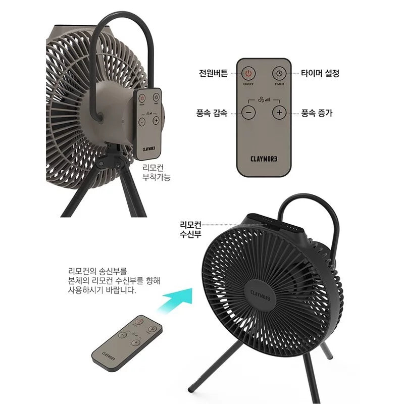 2022新版 Claymore Fan V1040  戶外露營風扇