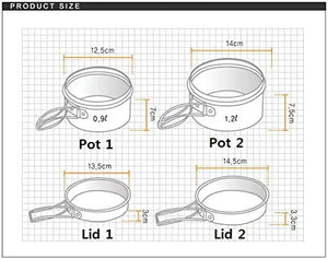 KOVEA Solo 2 Cookset 1-2人煮食炊具組合 - 遠野倉庫 Yuenye Warehouse