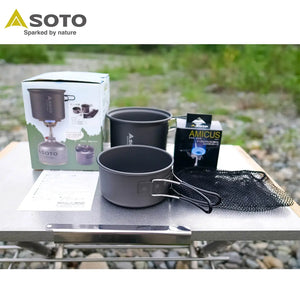 Soto SOD-320CC Amicus Cooker Combo 攻頂登山爐組 - 遠野倉庫 Yuenye Warehouse