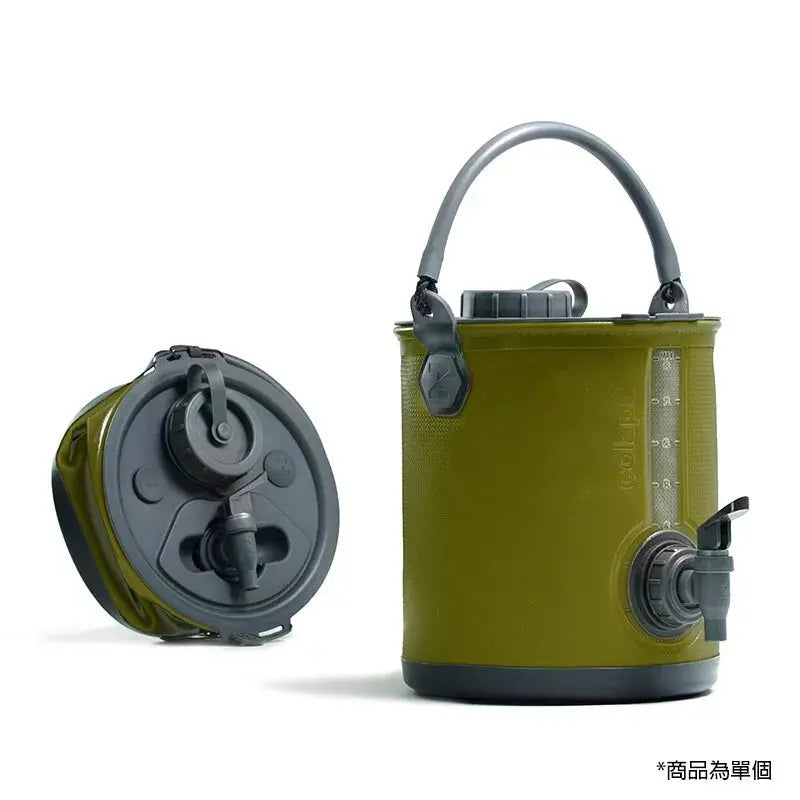 Colapz Collapsible 2-In-1 Water Carrier & Bucket 8L 2合1摺疊水桶 8L - 遠野倉庫 Yuenye Warehouse