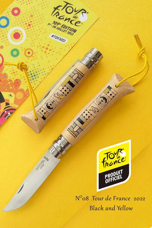 Opinel N08 2022 環法自行車賽限量版 Landmarks 尖頭摺刀 OP-002493 - 遠野倉庫 Yuenye Warehouse