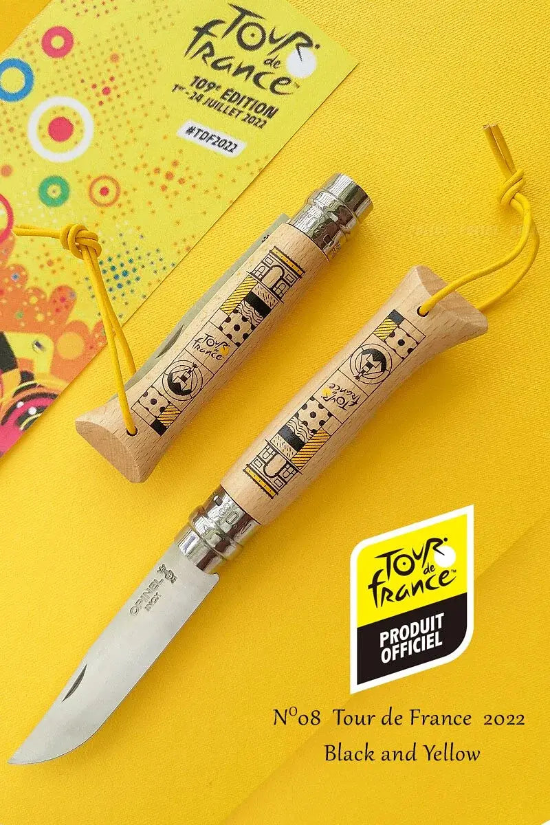 Opinel N08 2022 環法自行車賽限量版 Landmarks 尖頭摺刀 OP-002493 - 遠野倉庫 Yuenye Warehouse