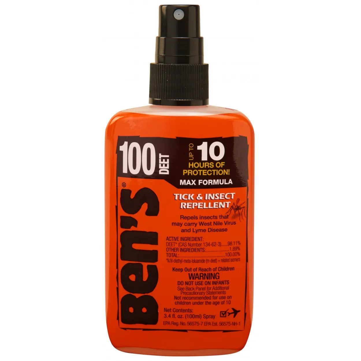 BEN'S 100 PUMP - 100% DEET 蚊怕水 (37ml/100ml) - 遠野倉庫 Yuenye Warehouse