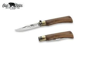 Antonini Old Bear® Classical Walnut stainless steel blade 胡桃木柄摺刀 (不鏽鋼刀刃) - 遠野倉庫 Yuenye Warehouse
