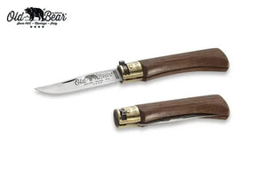 Antonini Old Bear® Classical Walnut stainless steel blade 胡桃木柄摺刀 (不鏽鋼刀刃) - 遠野倉庫 Yuenye Warehouse