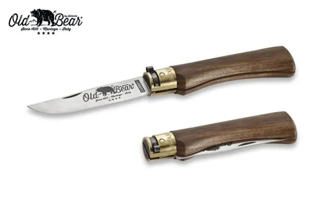 Antonini Old Bear® Classical Walnut stainless steel blade 胡桃木柄摺刀 (不鏽鋼刀刃) - 遠野倉庫 Yuenye Warehouse