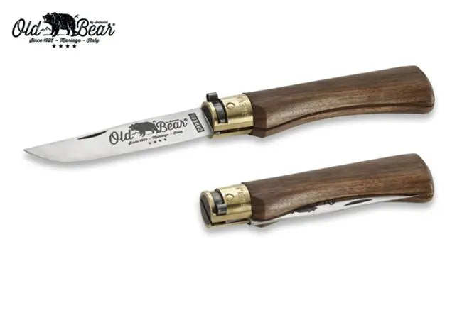 Antonini Old Bear® Classical Walnut stainless steel blade 胡桃木柄摺刀 (不鏽鋼刀刃) - 遠野倉庫 Yuenye Warehouse