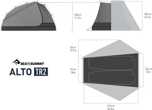 Alto TR2 - Two Person Ultralight Tent 半自立型超輕雙人帳篷 Sea To Summit
