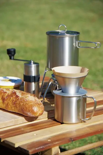 Belmont Titanium All-In-One Dripper & Cooker Set 四合一手沖咖啡鍋具 BM-350 - 遠野倉庫 Yuenye Warehouse