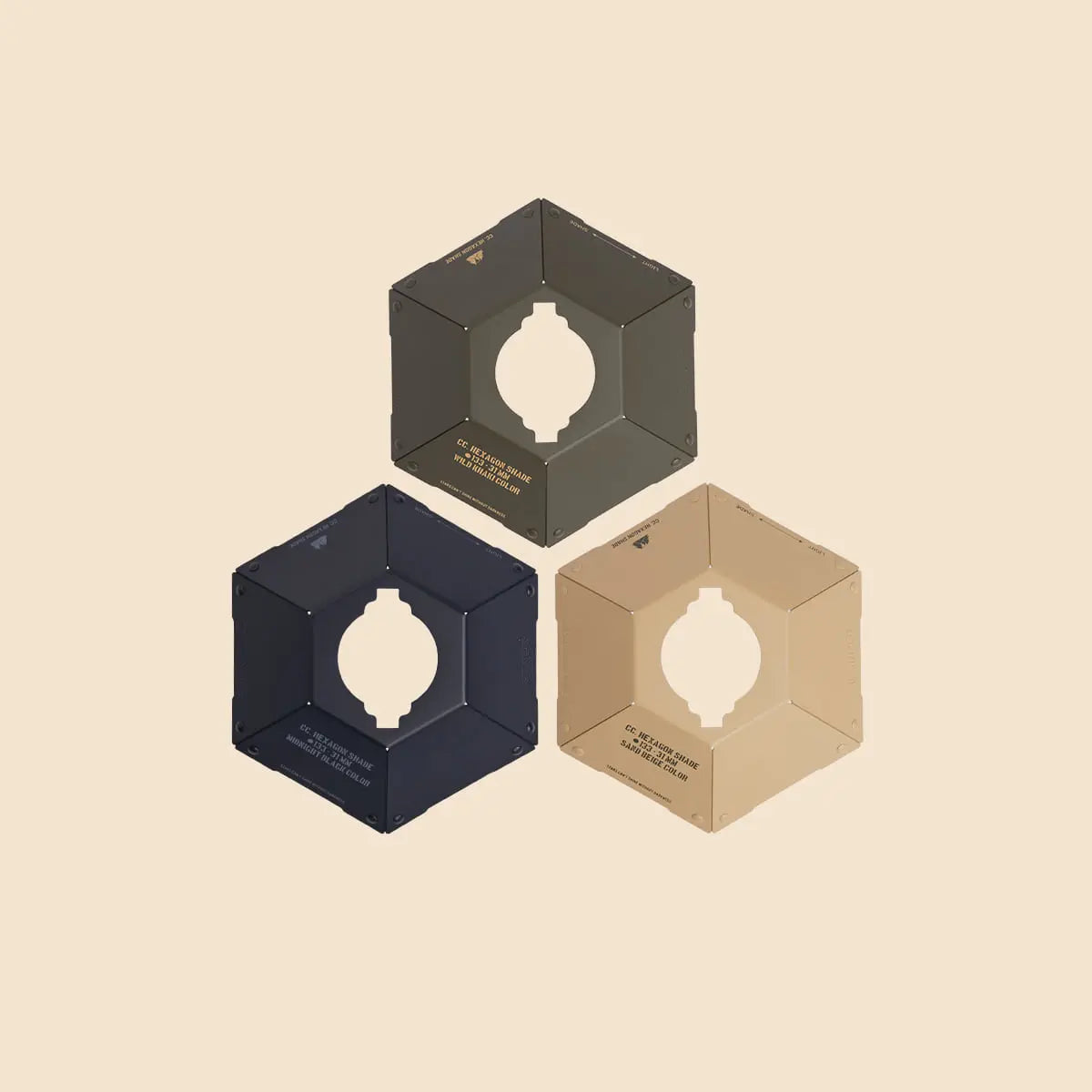 CARGO Container Hexagon Shade 工業風燈罩 - 遠野倉庫 Yuenye Warehouse