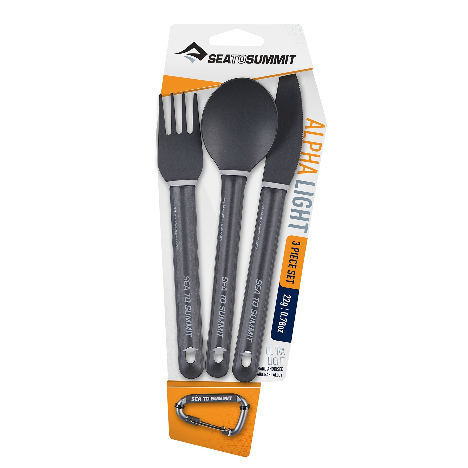 Sea To Summit AlphaLight™ Cutlery 3p 三合一輕量鋁合金餐具組合