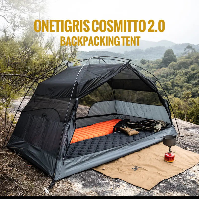 Onetigris Cosmitto Backpacking Tent 雙人自立營 深灰色 - 遠野倉庫 Yuenye Warehouse