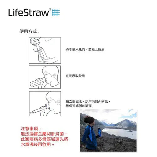 LifeStraw GO 2 Stage Filtration 戶外雙重過濾濾水樽 - 遠野倉庫 Yuenye Warehouse