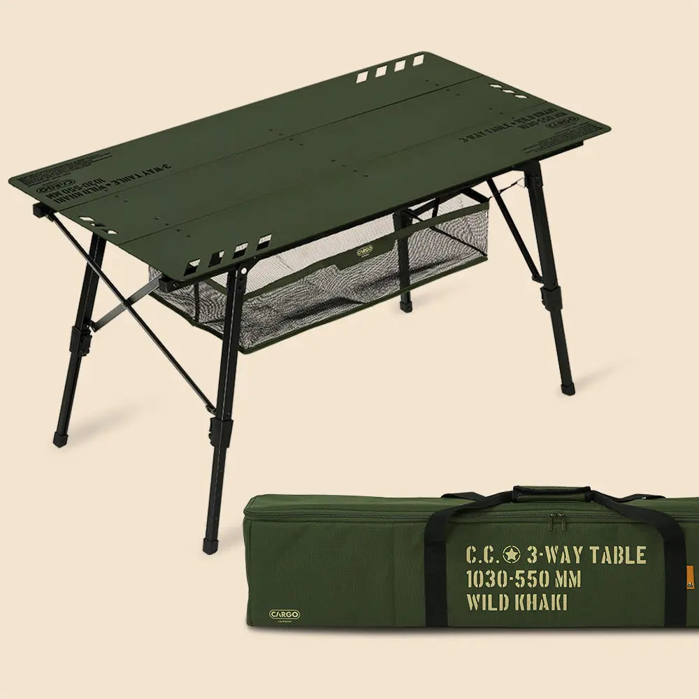 CARGO Container 3-Way Table 拼接式工業風折疊桌 Cargo