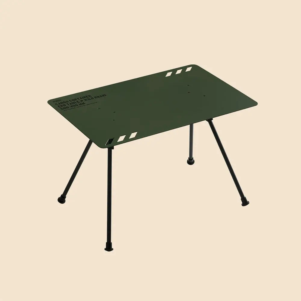 Container End Table CARGO Container End Table 一體式工業風折疊桌| 耐用露營用品・輕鬆搭建