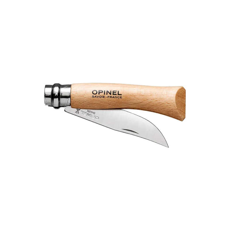 Opinel 傳統經典 不銹鋼尖頭摺刀 - N07 Stainless Steel 原木色