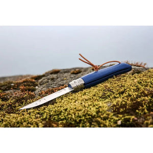 Opinel  不銹鋼尖頭摺刀 - N08 Bushwhacker 傳統色彩 (帶索繩) - 遠野倉庫 Yuenye Warehouse
