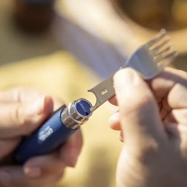 Opinel Picnic + Accessories set 游牧湯叉組(連8號摺刀)套裝 - 遠野倉庫 Yuenye Warehouse